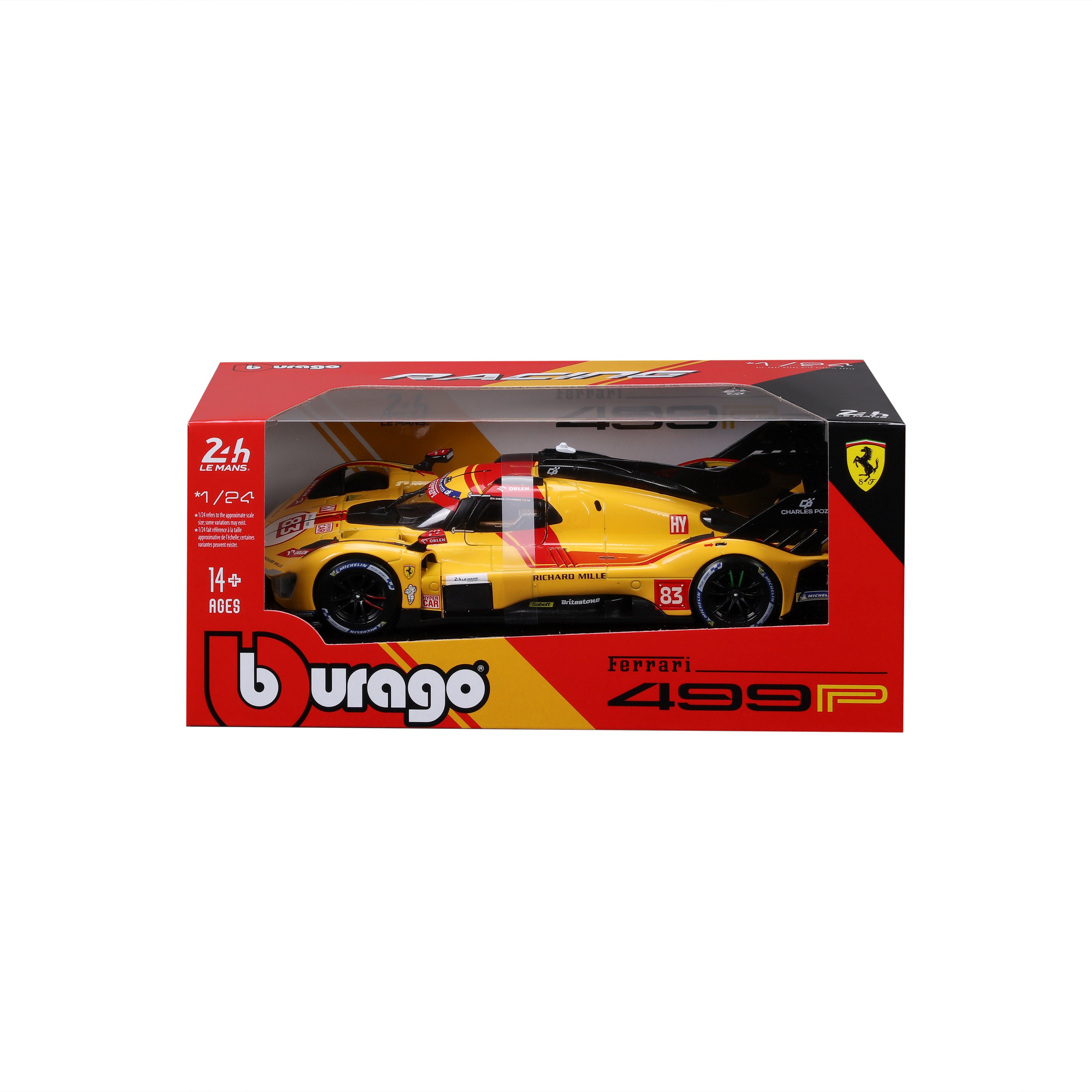 bburago-ferrari-499p-hypercar-24h-le-mans-campione-2025-n-83-1-24 image 7