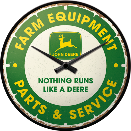 nostalgic-art-john-deere-parts-service-orologio-da-parete-31-cm image 1