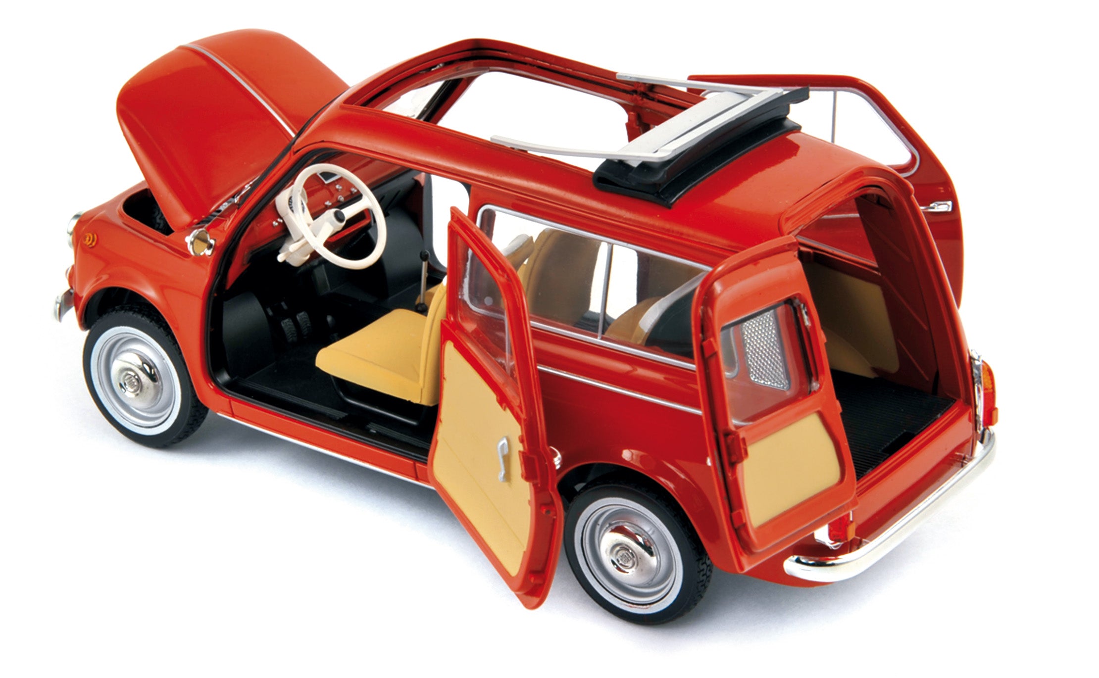 norev-fiat-500-jardiniera-1960-rosso-corallo-modellino-1-18 image 2