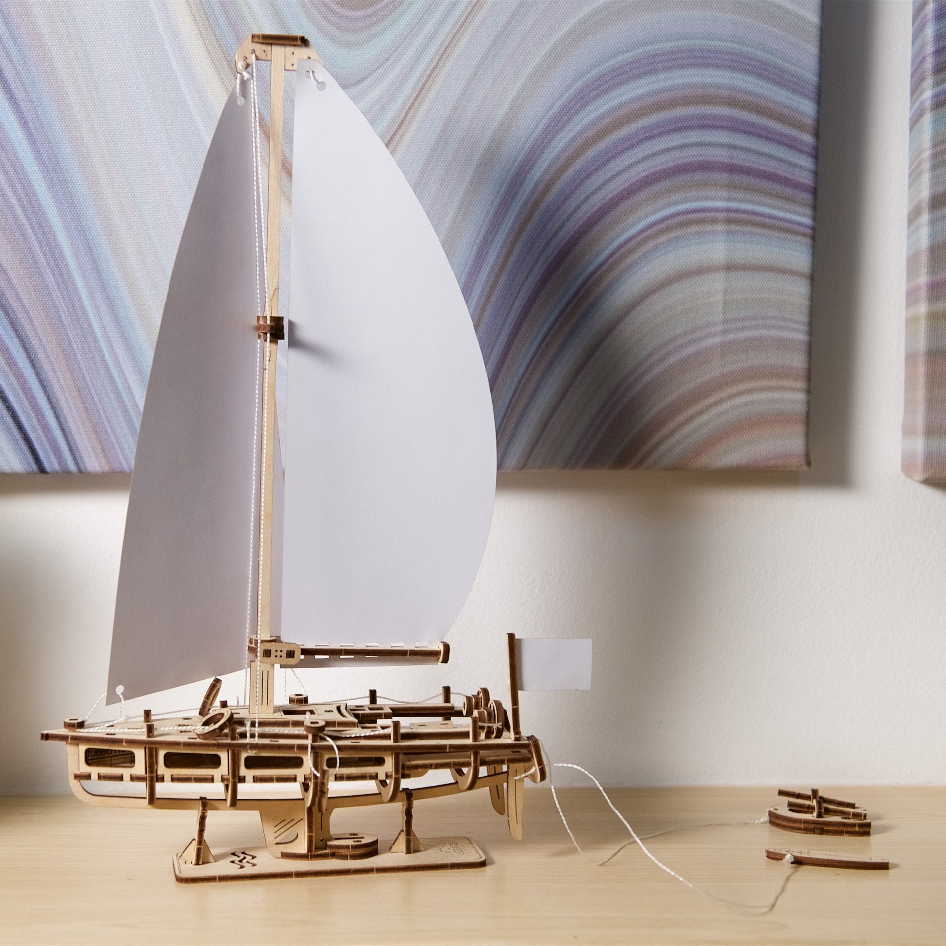 ugears-ocean-beauty-yacht-veliero-in-legno-con-vele image 8