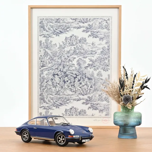 norev-porsche-911-s-1969-blu-ossi-1-18-modellino-classico image 1