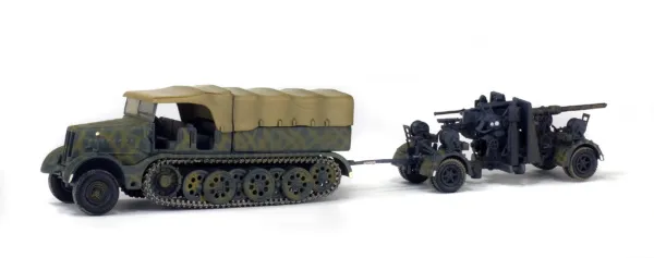 solido-famo-sd-kfz-9-avec-flak-36-37-88mm-germany-1945-modellino-militare-da-col image 1