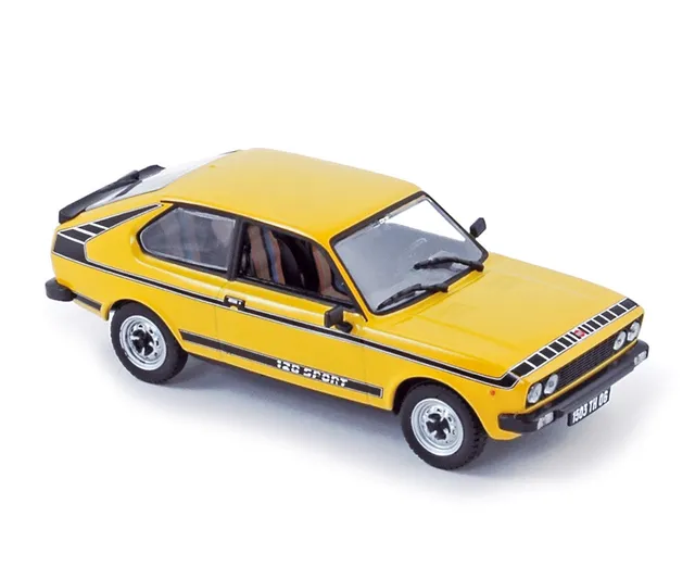 norev-fiat-128-coupe-sport-1978-modellino-auto-1-43-giallo image 1
