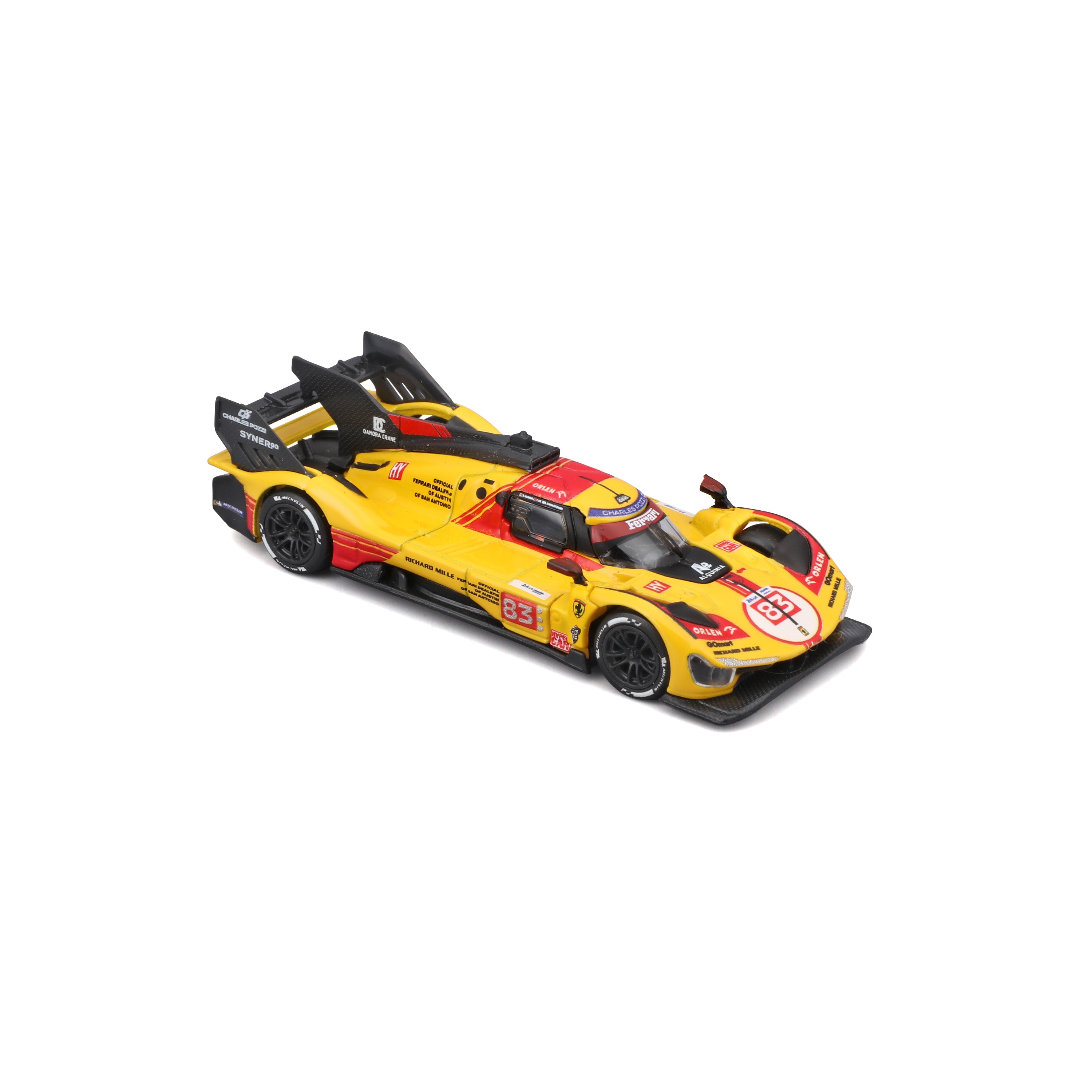 bburago-ferrari-499p-83-2024-con-teca-hypercar-endurance-1-64-die-cast image 7