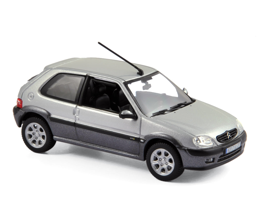 norev-citro-n-saxo-vts-2001-modellino-auto-1-43-grigio-orageux-e-quarzo image 1