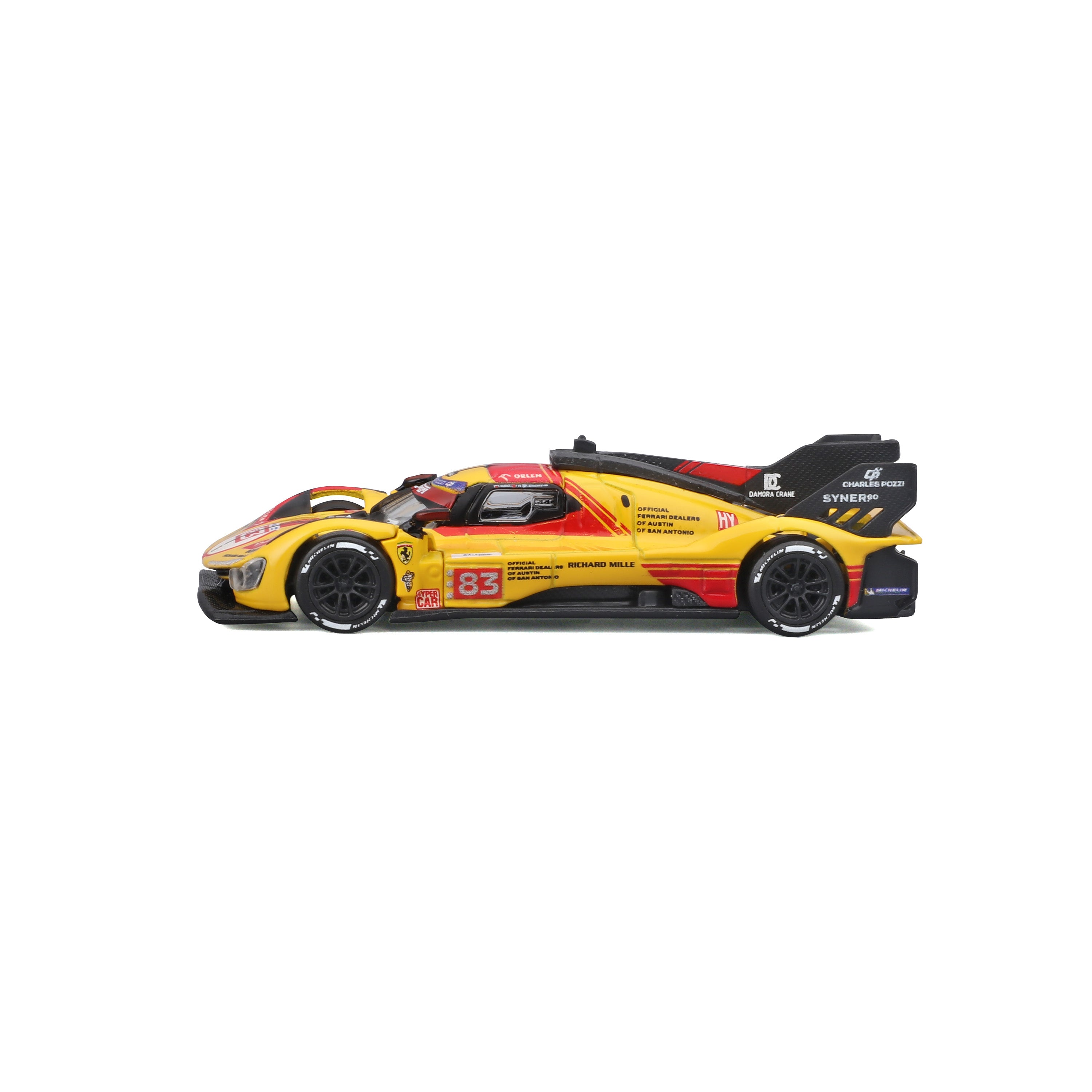 bburago-ferrari-499p-83-2024-con-teca-hypercar-endurance-1-64-die-cast image 8