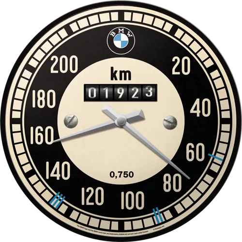 nostalgic-art-bmw-tachometer-orologio-da-parete-in-metallo-31-cm image 1