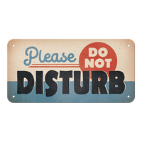 nostalgic-art-do-not-disturb-insegna-in-metallo-da-appendere-10x20-cm image 3
