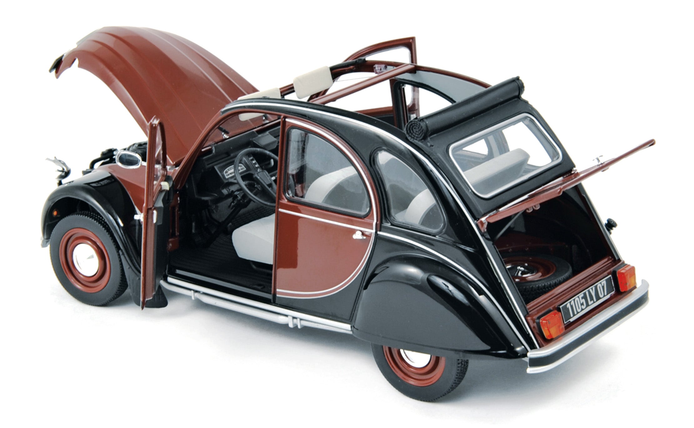 norev-citro-n-2cv-charleston-1982-rouge-delage-modellino-1-18 image 2