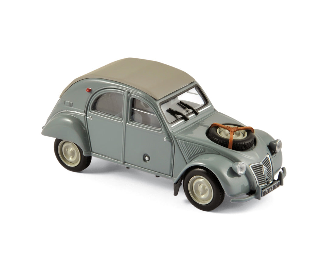 norev-citro-n-2cv-4x4-sahara-1961-modellino-auto-1-43-grigia image 1