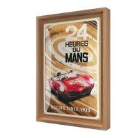 nostalgic-art-24h-le-mans-red-car-1963-targa-metallica-20x30-cm image 8