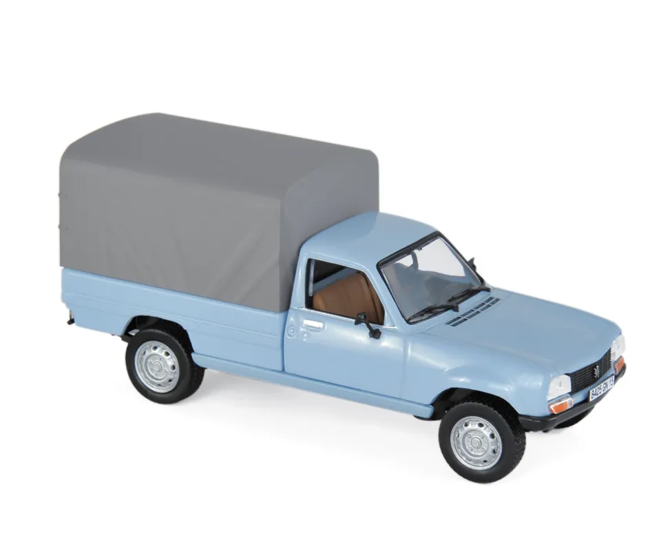 norev-peugeot-504-pick-up-ferm-1985-blu-chiaro-1-43-modellino-youngtimer image 1