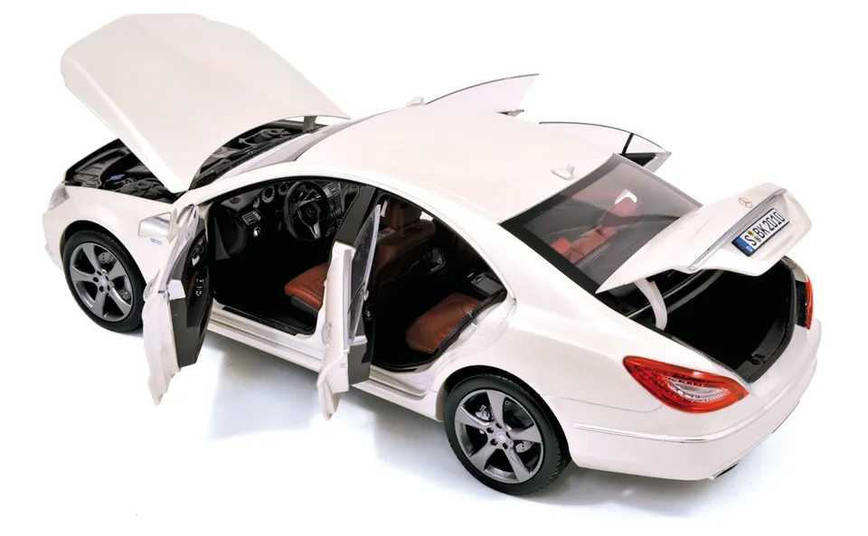norev-mercedes-benz-cls-350-2010-bianco-diamante-1-18-modellino image 1
