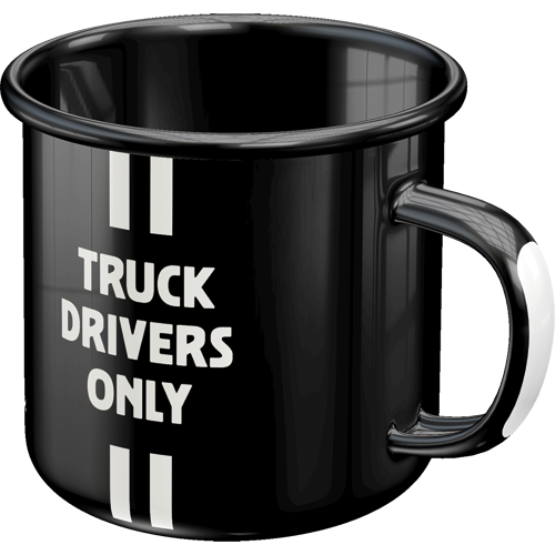 nostalgic-art-daimler-truck-drivers-only-tazza-smaltata-360-ml image 4