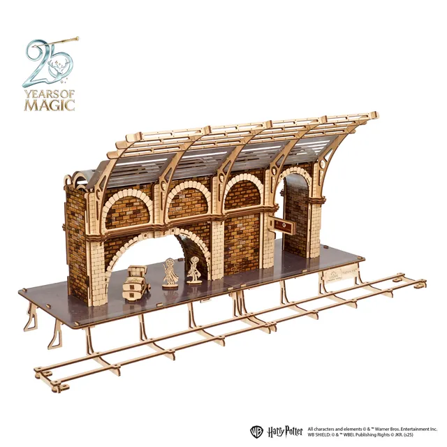 ugears-binario-9-harry-potter-modello-in-legno-da-costruire-ed-esporre image 1