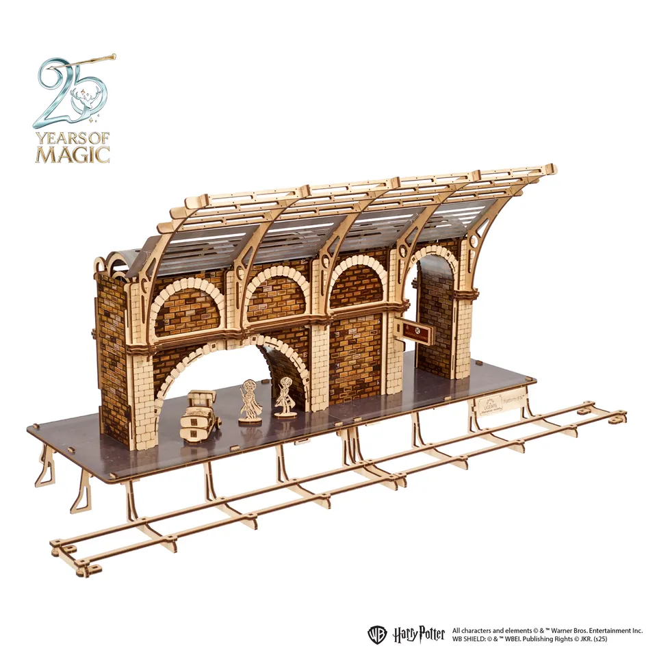 ugears-binario-9-harry-potter-modello-in-legno-da-costruire-ed-esporre image 1