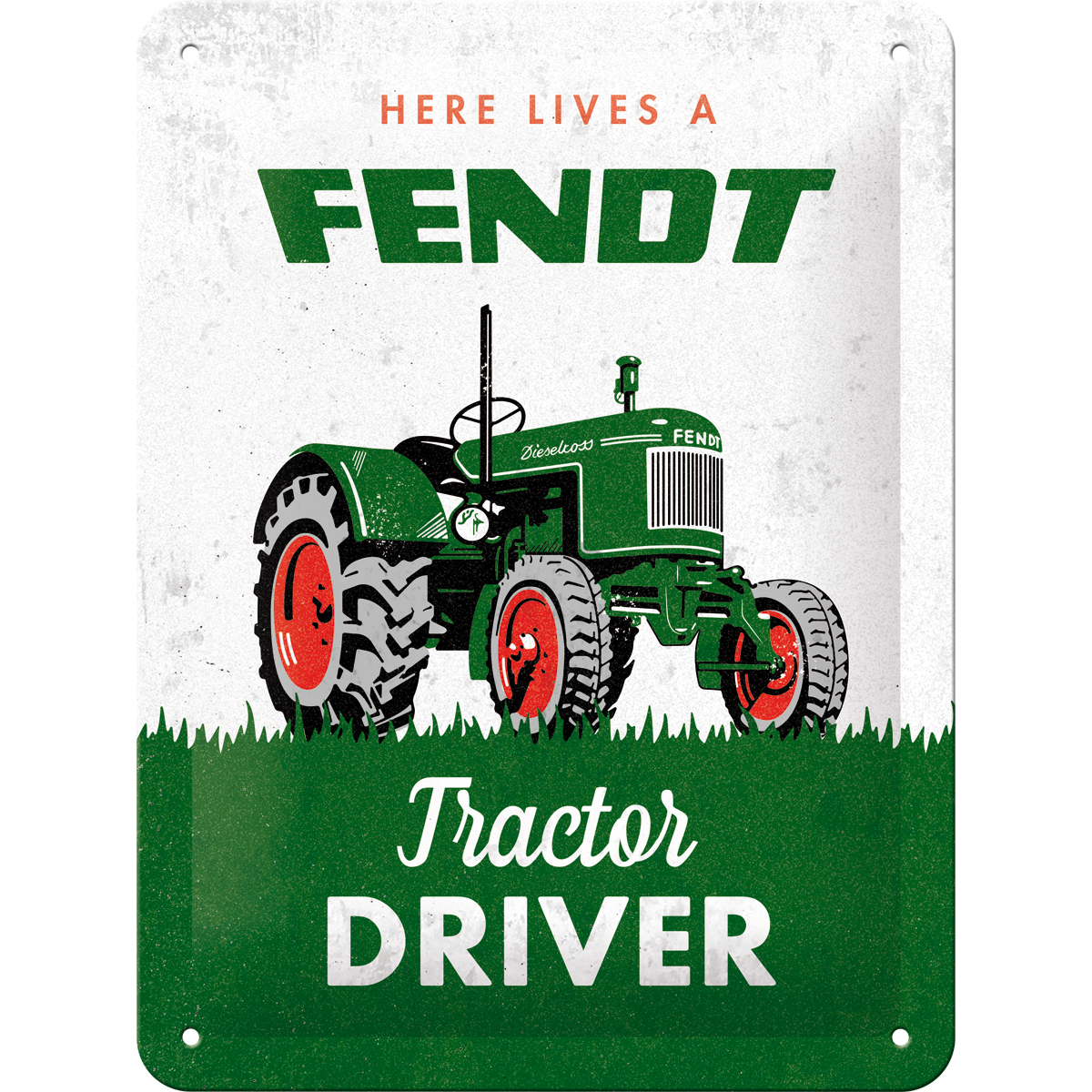 nostalgic-art-fendt-tractor-driver-targa-in-metallo-15x20-cm-2 image 1