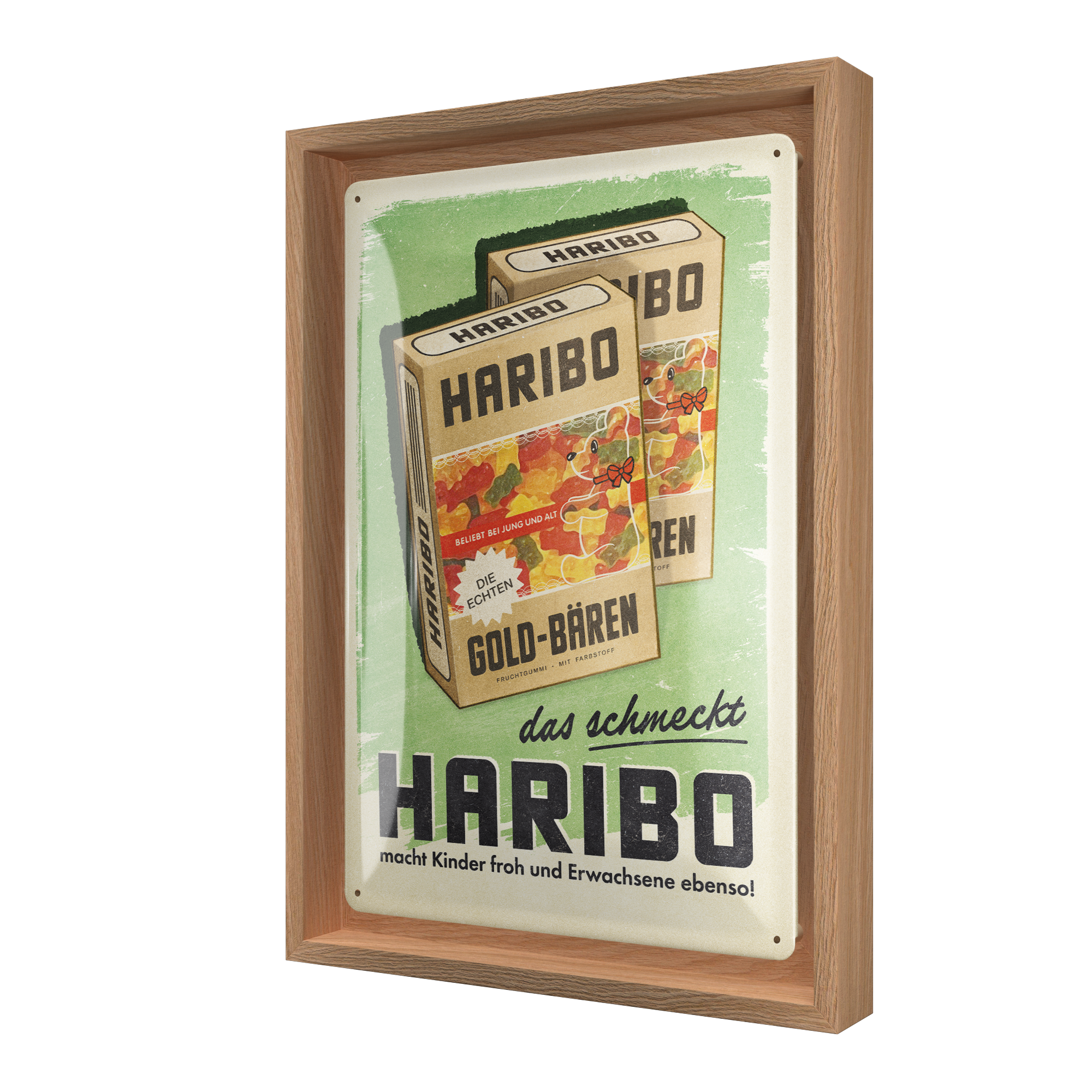 nostalgic-art-haribo-packung-n-frame-m-edition-cornice-in-legno-insegna-in-metal image 1
