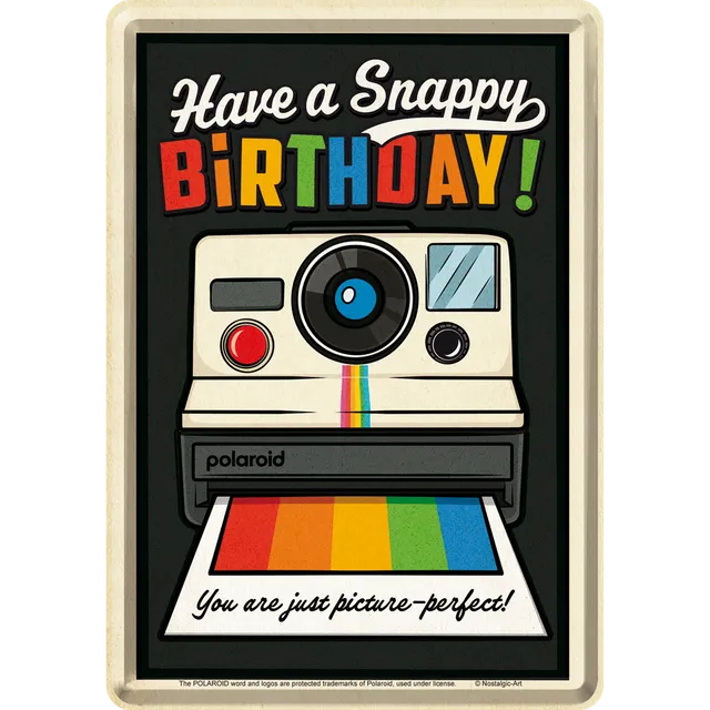 nostalgic-art-polaroid-snappy-birthday-card-in-metallo-10x14-cm-2 image 1
