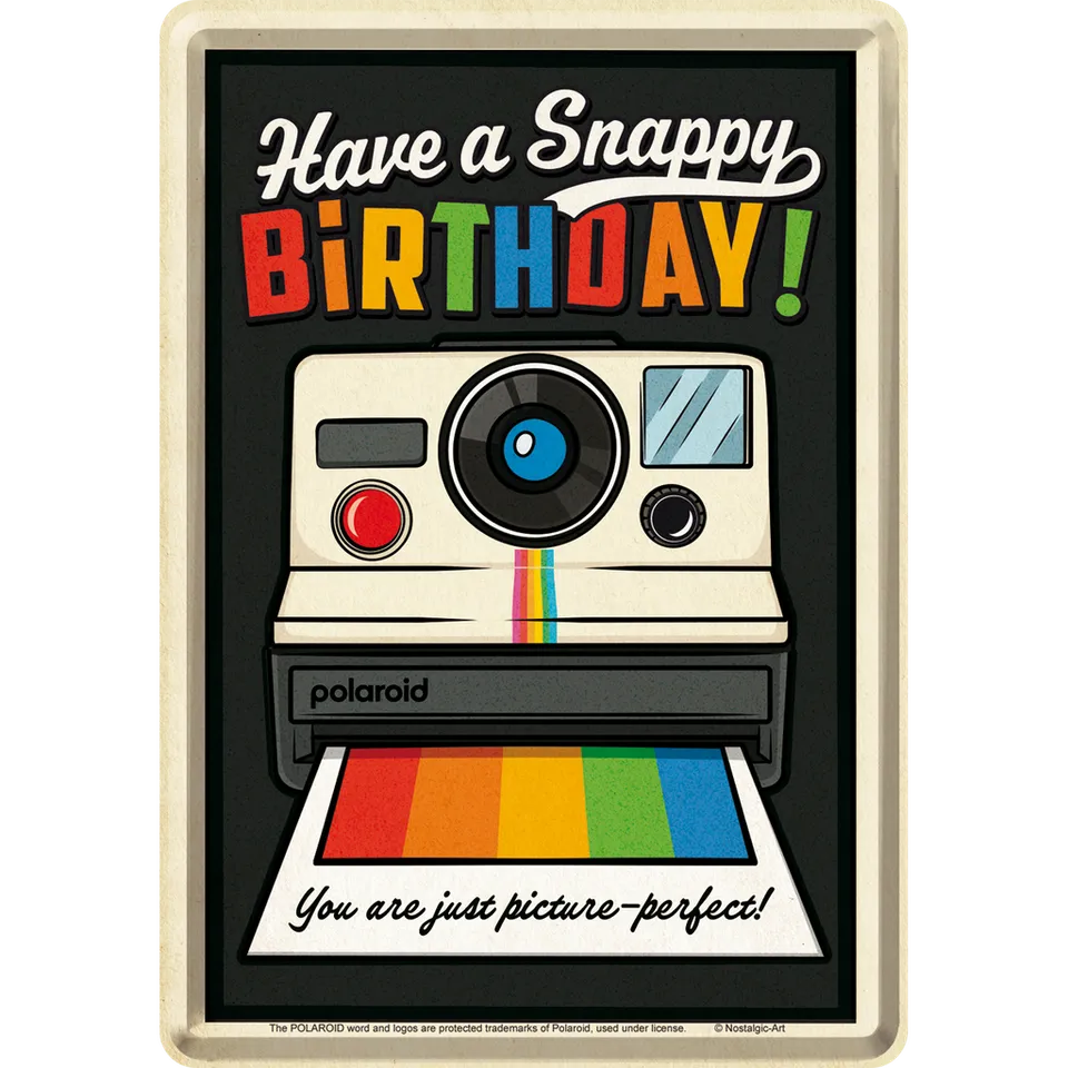 nostalgic-art-polaroid-snappy-birthday-card-in-metallo-10x14-cm-2 image 1