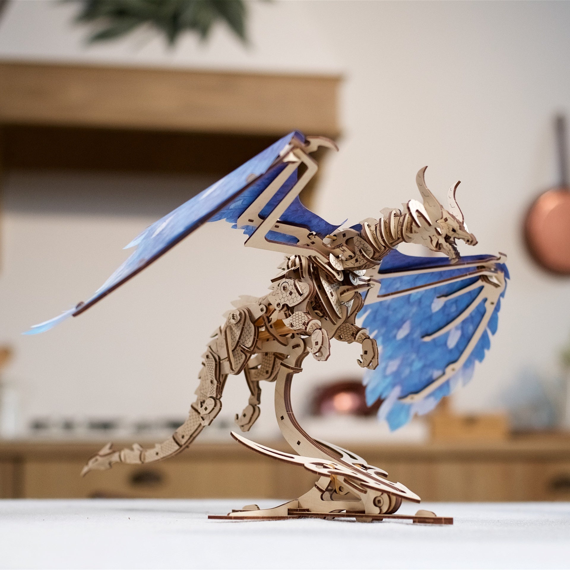 ugears-windstorm-dragon-drago-automa-meccanico-in-legno-3d image 8