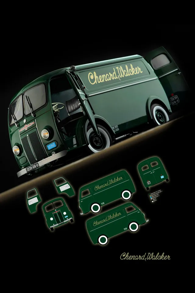 norev-chenard-walcker-1500-kg-type-chv-1946-modellino-furgone-die-cast-1-18-verd image 1