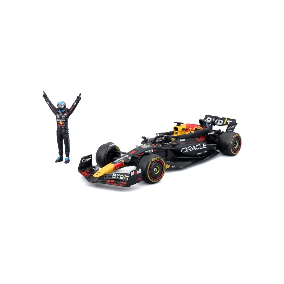 bburago-f1-red-bull-racing-rb20-2024-1-verstappen-1-24-con-pilota-die-cast image 1