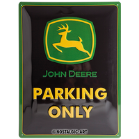 nostalgic-art-john-deere-parking-only-targa-in-metallo-30-x-40-cm image 2
