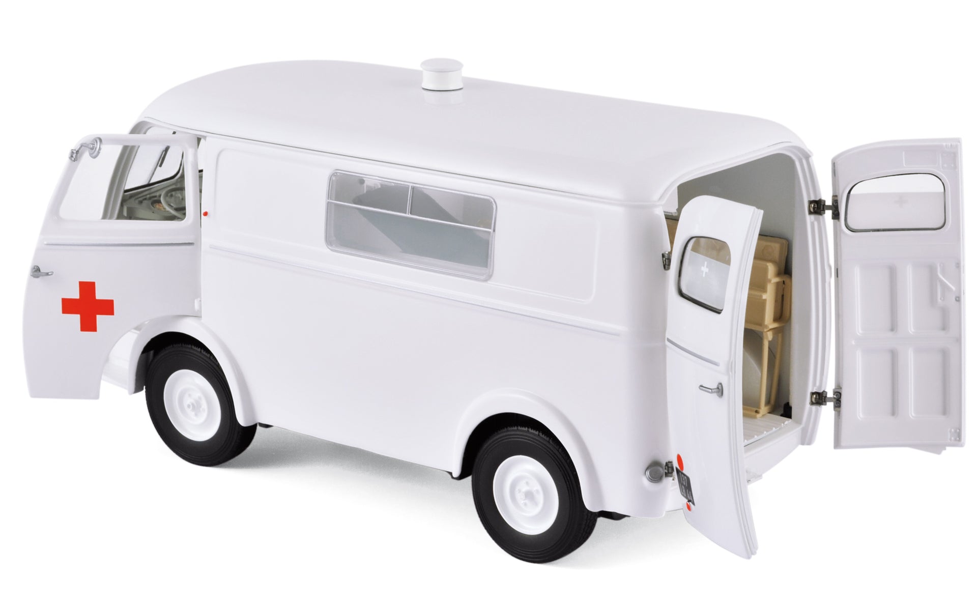 norev-peugeot-d4b-ambulance-1963-modellino-auto-1-18 image 1