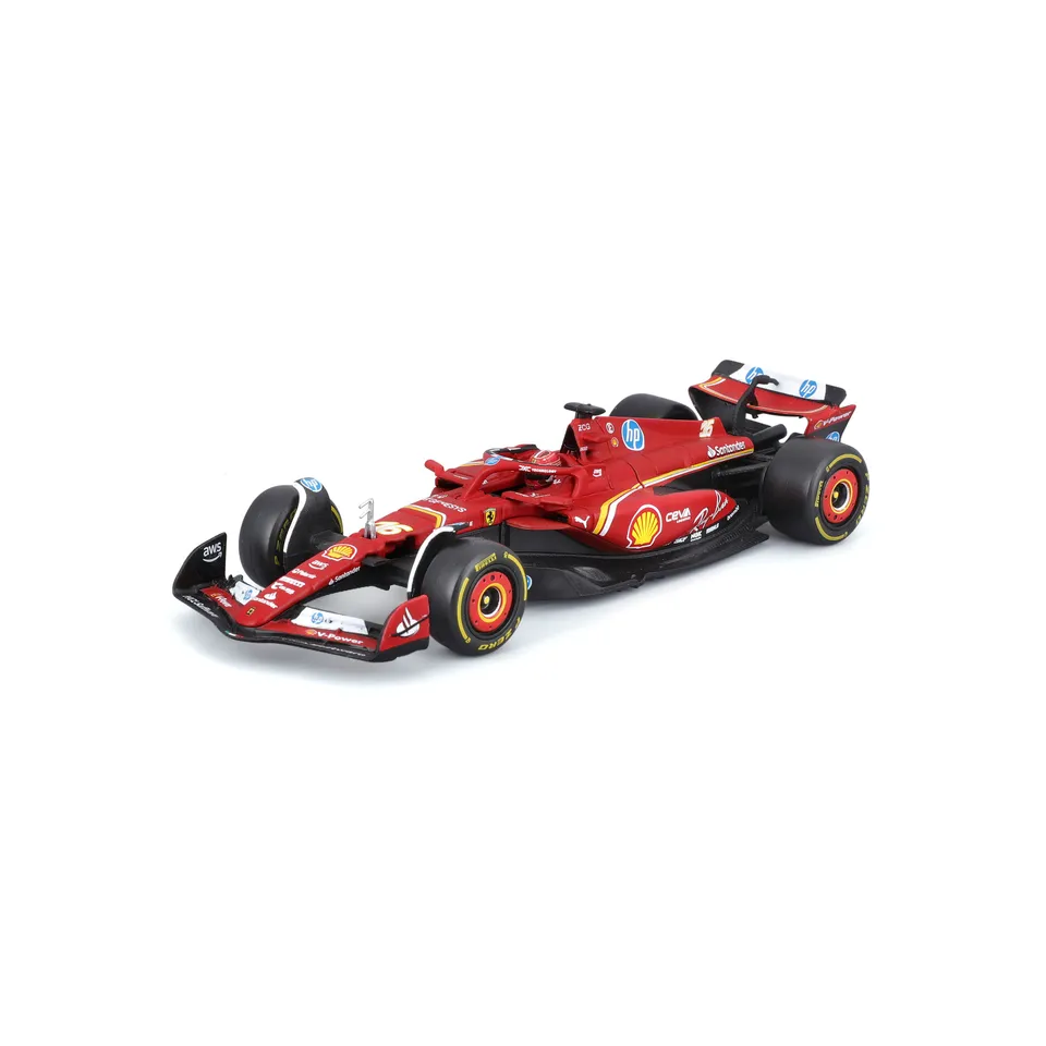 bburago-ferrari-sf-24-16-charles-leclerc-vincitore-monza-gp-2024-scala-1-43-con- image 1