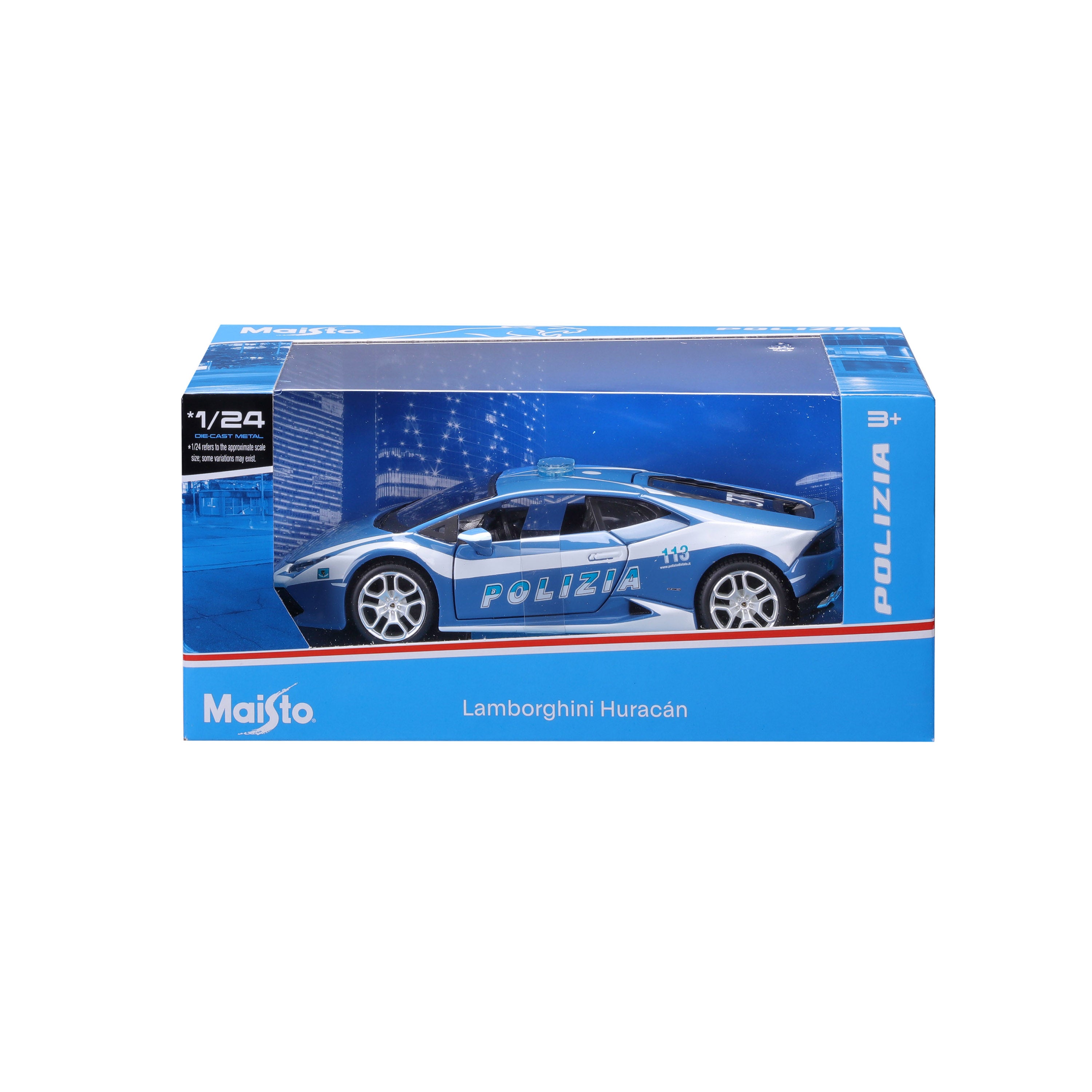 bburago-lamborghini-hurac-n-police-1-24-modellino-diecast image 7