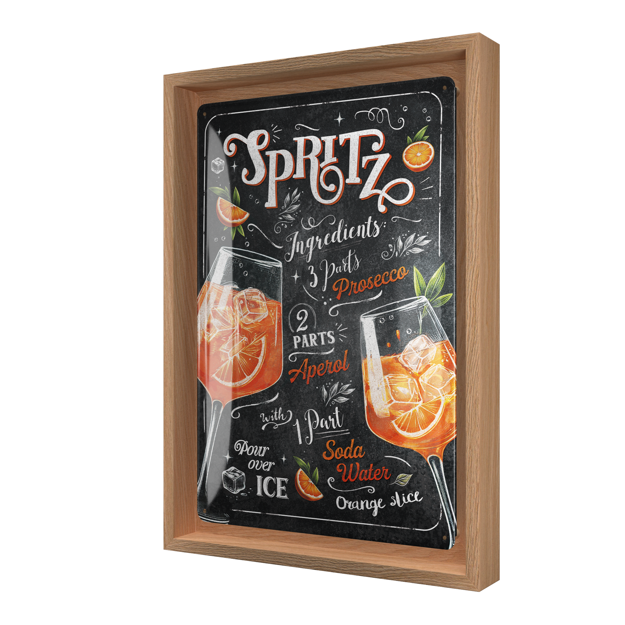 nostalgic-art-aperol-spritz-n-frame-m-edition-cornice-in-legno-24x33-5-cm image 1