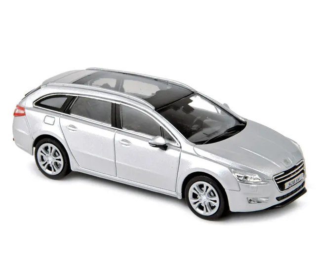 norev-peugeot-508-sw-2010-modellino-auto-1-43-silver image 1