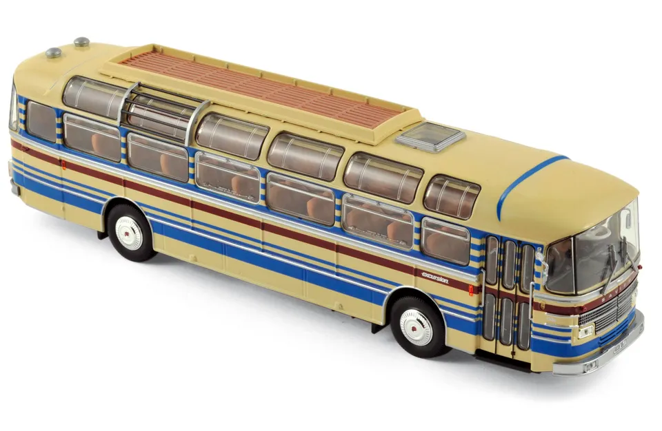 norev-saviem-s53m-1970-1-43-modellino-autobus-crema image 1