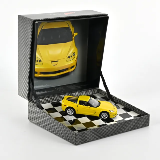 norev-chevrolet-corvette-z06-velocity-gialla-2005-1-43-modellino-die-cast image 1