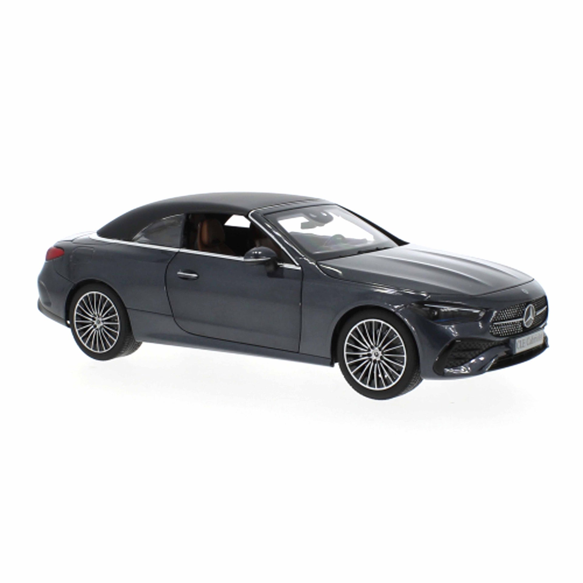 norev-mercedes-benz-cle-cabriolet-2023-grigio-grafite-1-18-modellino-die-cast-2 image 1