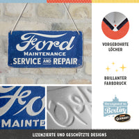 nostalgic-art-ford-service-repair-insegna-in-metallo-da-appendere-10x20-cm image 4