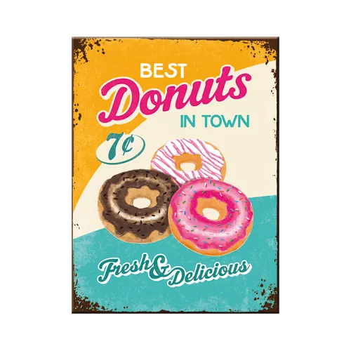 nostalgic-art-donuts-magnete-da-frigo-in-latta-6-x-8-cm image 1