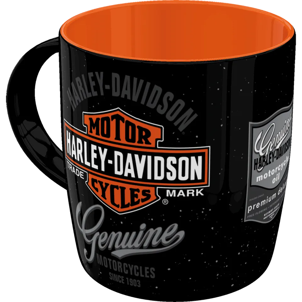 nostalgic-art-harley-davidson-genuine-logo-tazza-in-ceramica-330-ml-2 image 1