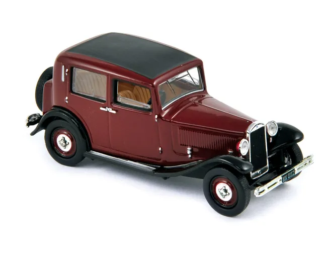 norev-lancia-augusta-1933-modellino-auto-1-43-marrone-e-nero image 1