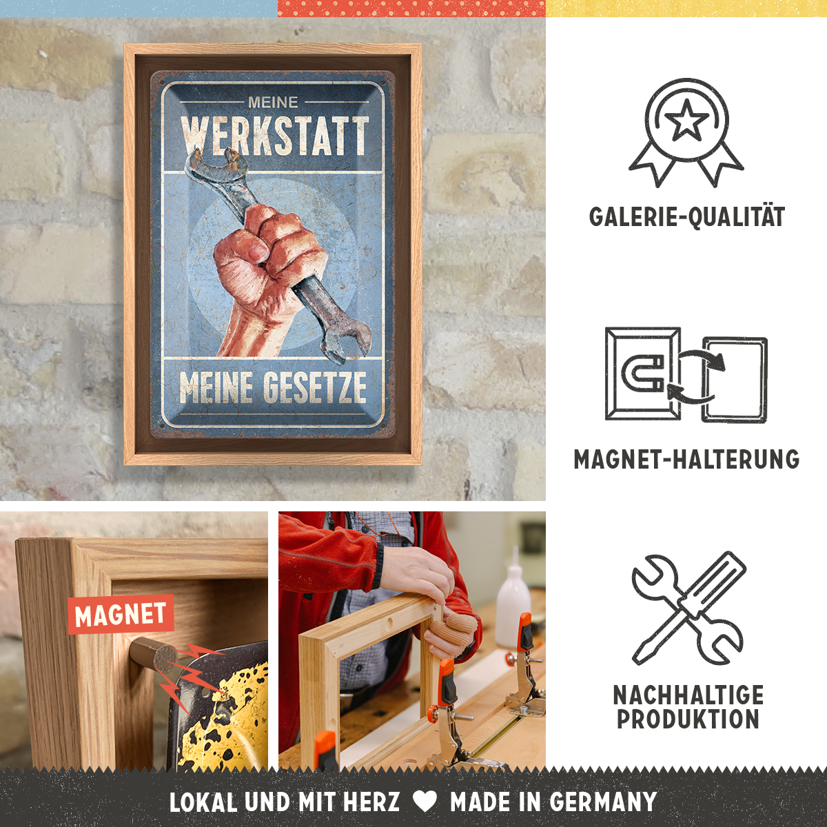 nostalgic-art-meine-werkstatt-meine-gesetze-n-frame-m-edition-24x33-5-cm image 3