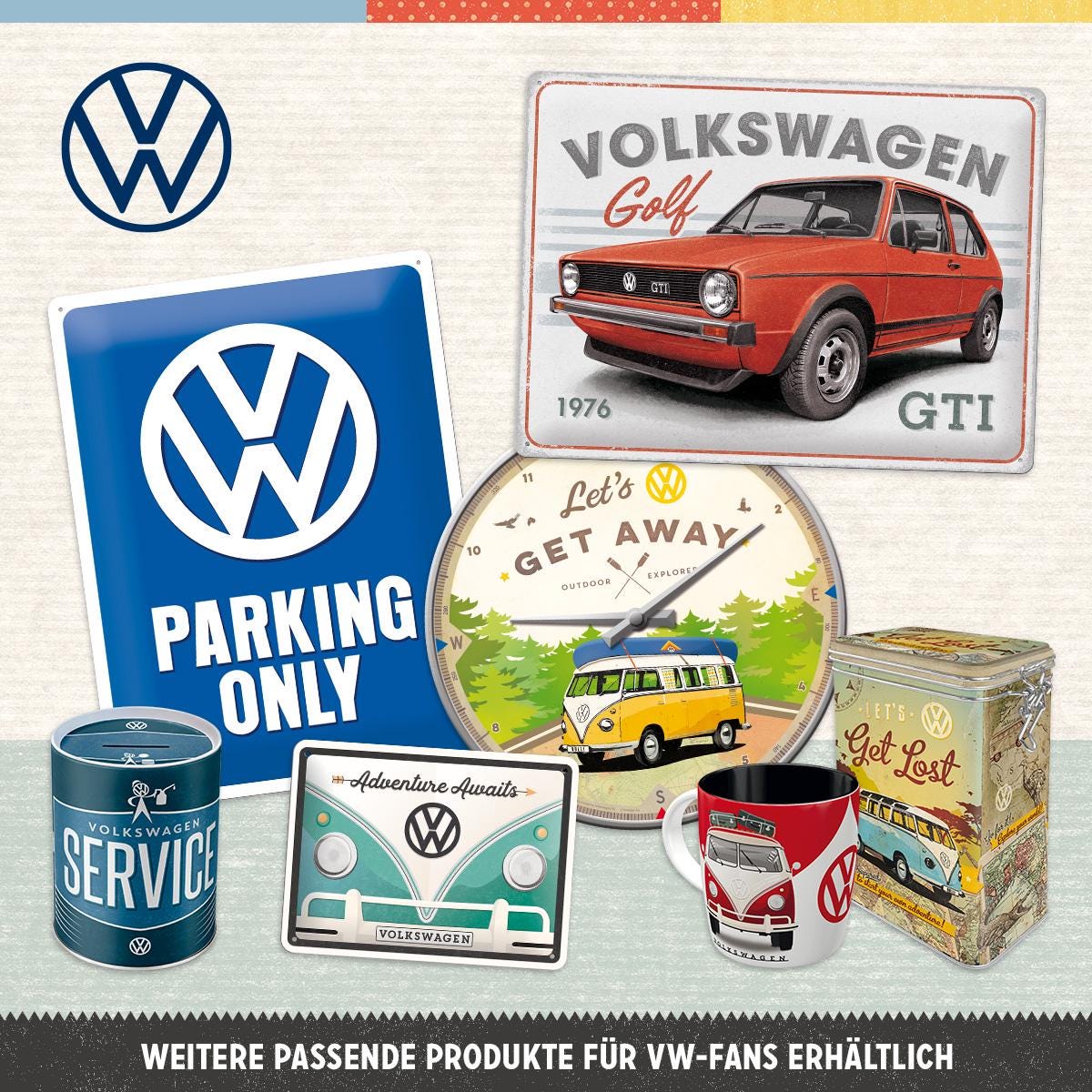 nostalgic-art-vw-bulli-let-s-get-lost-1-puzzle-1000-pezzi-in-scatola-di-latta image 4