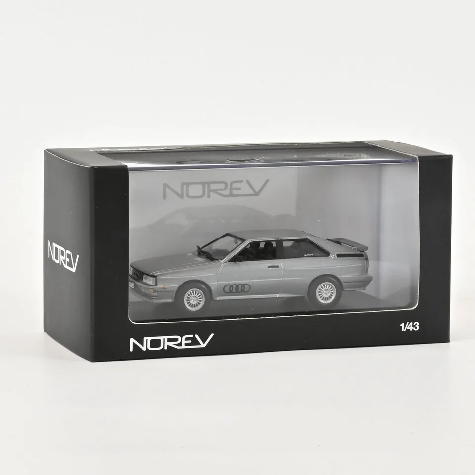 norev-audi-quattro-1986-silver-modellino-auto-1-43 image 1