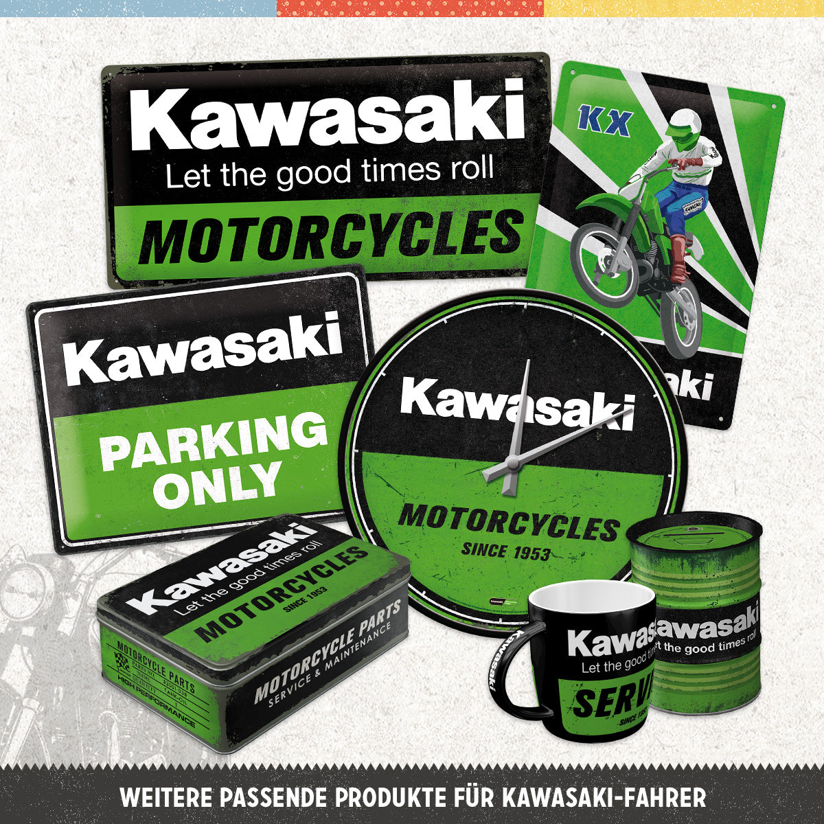 nostalgic-art-kawasaki-let-the-good-times-roll-salvadanaio-barilotto-600-ml image 6