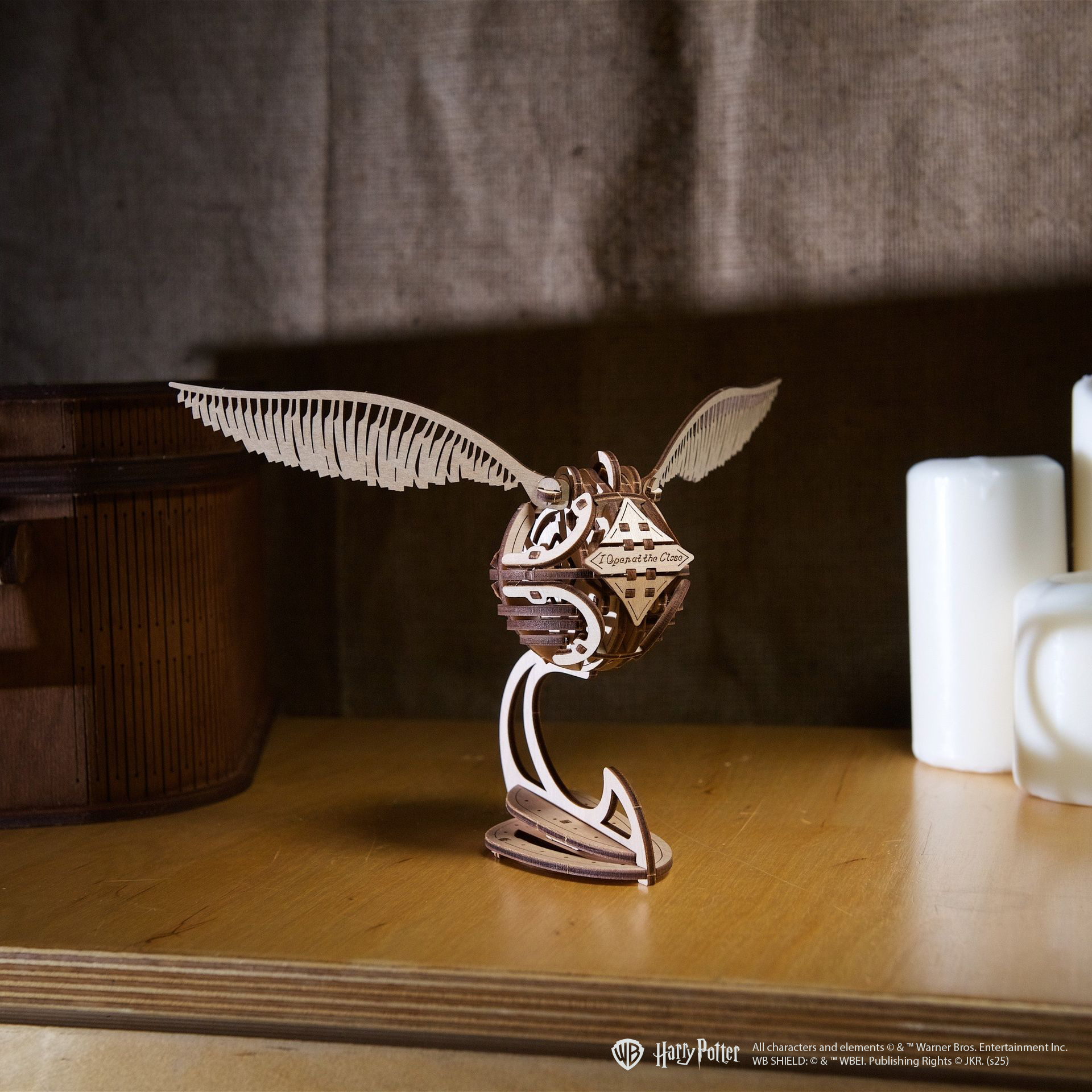 ugears-golden-snitch-boccino-d-oro-harry-potter-in-legno image 8