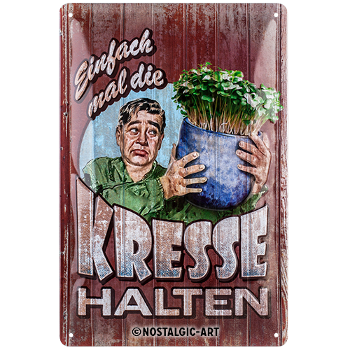nostalgic-art-kresse-halten-special-edition-targa-in-metallo-20x30-cm-2 image 1