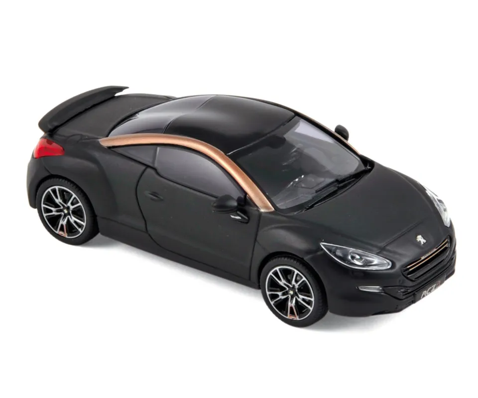 norev-peugeot-rcz-r-concept-2012-paris-nero-opaco-rame-modellino-1-43 image 1