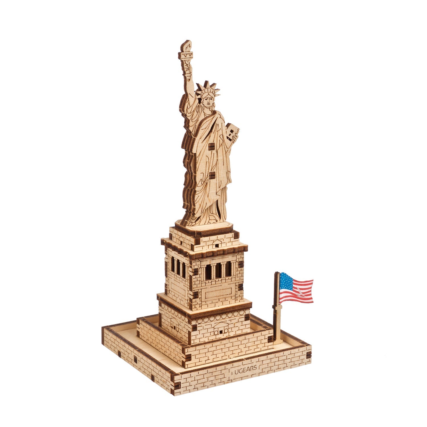 ugears-statua-della-libert-puzzle-3d-meccanico-in-legno image 3