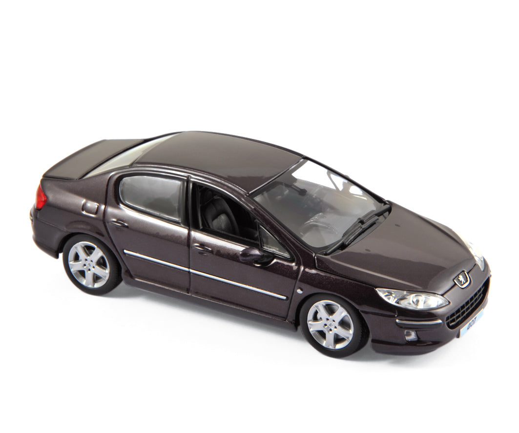 norev-peugeot-407-2006-montecristo-plum-1-43-modellino-auto-die-cast image 1