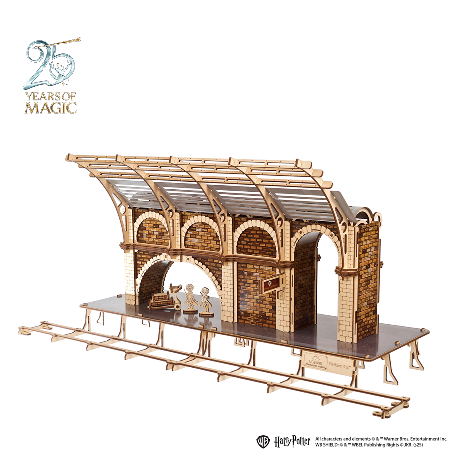 ugears-binario-9-harry-potter-modello-in-legno-da-costruire-ed-esporre image 2